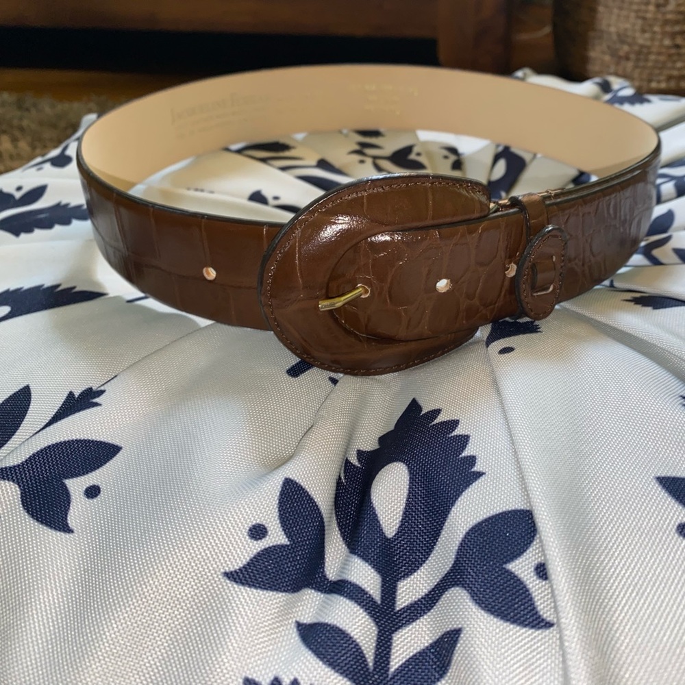 Jacqueline Ferrar Brown Leather Belt